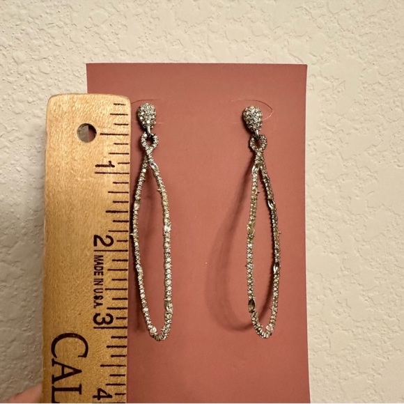 ALEXIS BITTAR Twisted Linear Pave Crystal Earrings - Picture 7 of 15